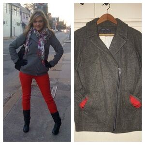 Vintage Circa 2011, 100% Wool Coat by General Assembly, Size Small